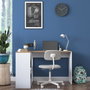 Hanah Home HA113 - 2035 Mesa de estudio roble y blanco
